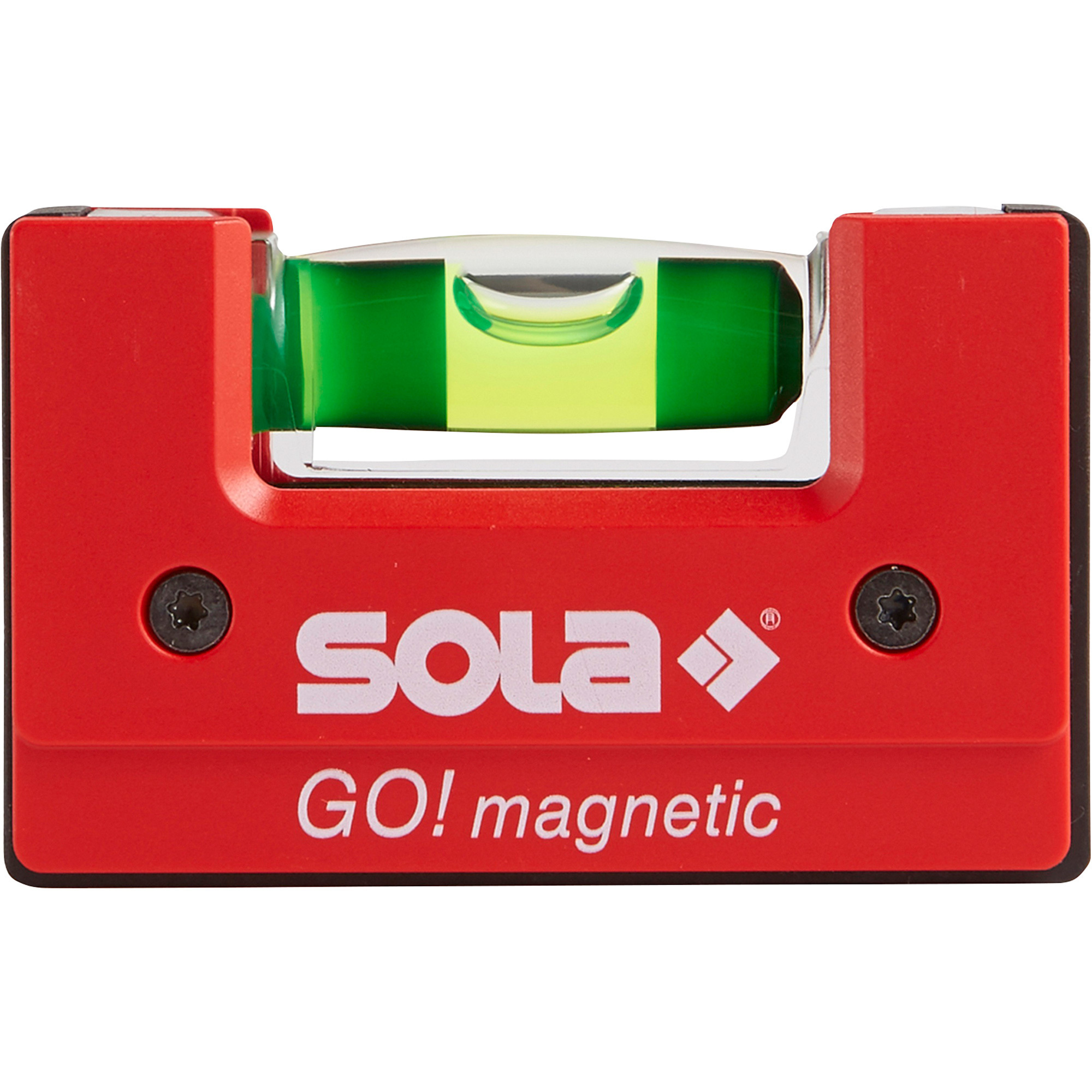 SOLA Pocket Level - 3in., Magnetic, V-Groove, Belt Clip, Model# LSGOM
